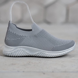 Super Mode Sive sportske cipele siva 2