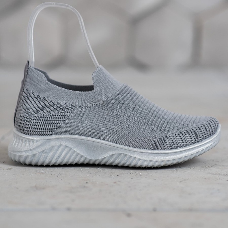 Super Mode Sive sportske cipele siva 2