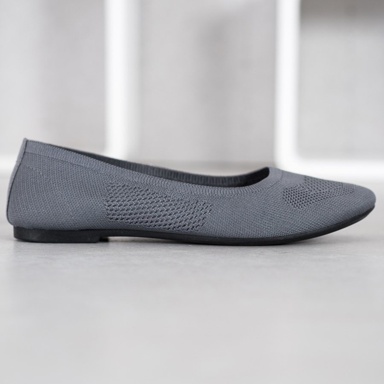 BAOLIKANG Sive otvorene balerine siva 2