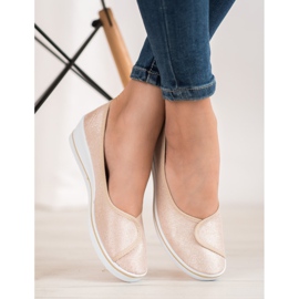 Comer Balerine sa sjajem smeđa žuta boja 1