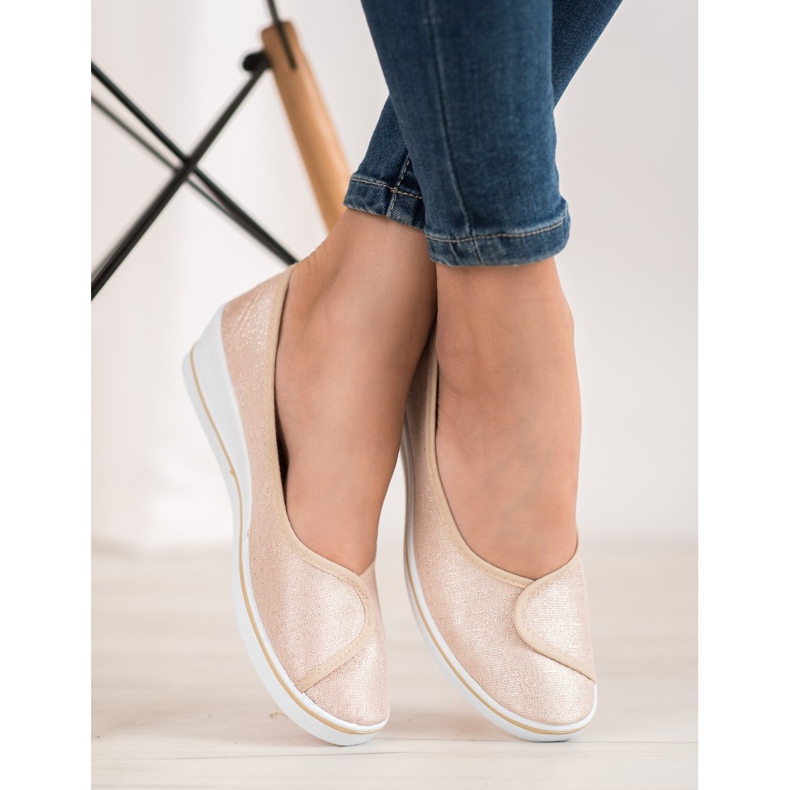 Comer Balerine sa sjajem smeđa žuta boja 1