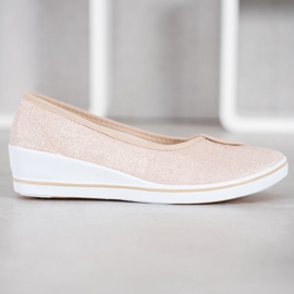 Comer Balerine sa sjajem smeđa žuta boja 2