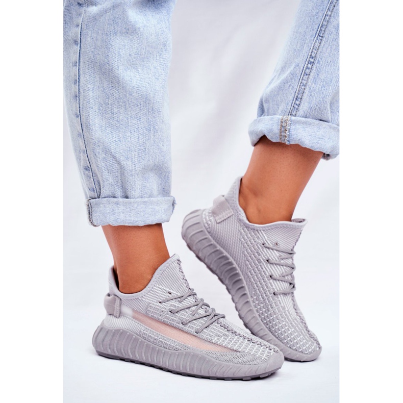 Ženske sportske cipele, lagane, prozračne sive boje Lumiere siva 2