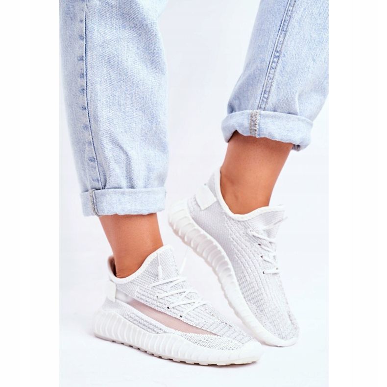 Ženske sportske cipele, lagane, prozračne srebrne Lumiere siva 2