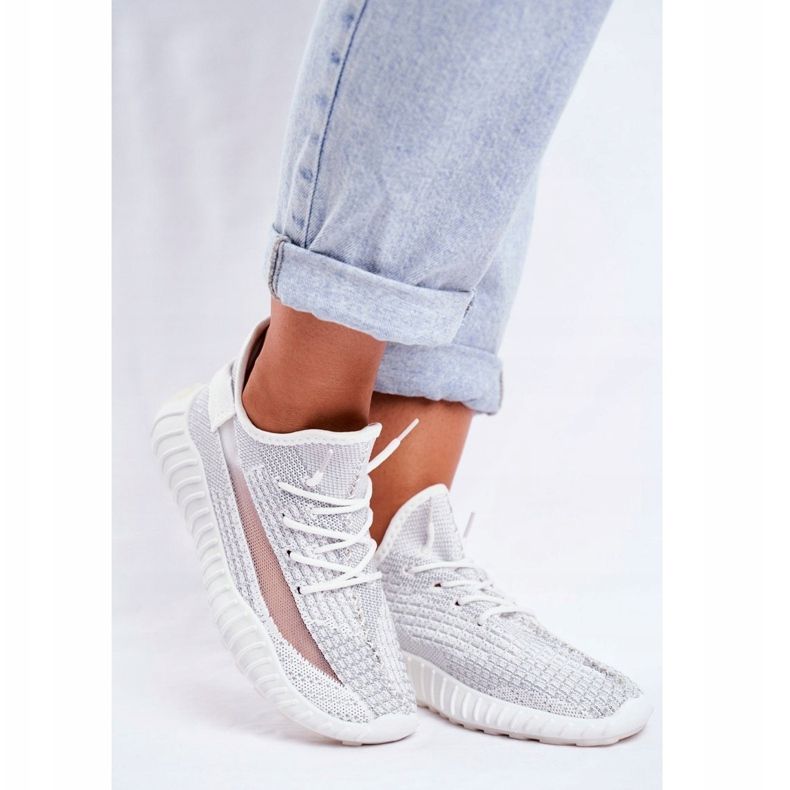 Ženske sportske cipele, lagane, prozračne srebrne Lumiere siva 1