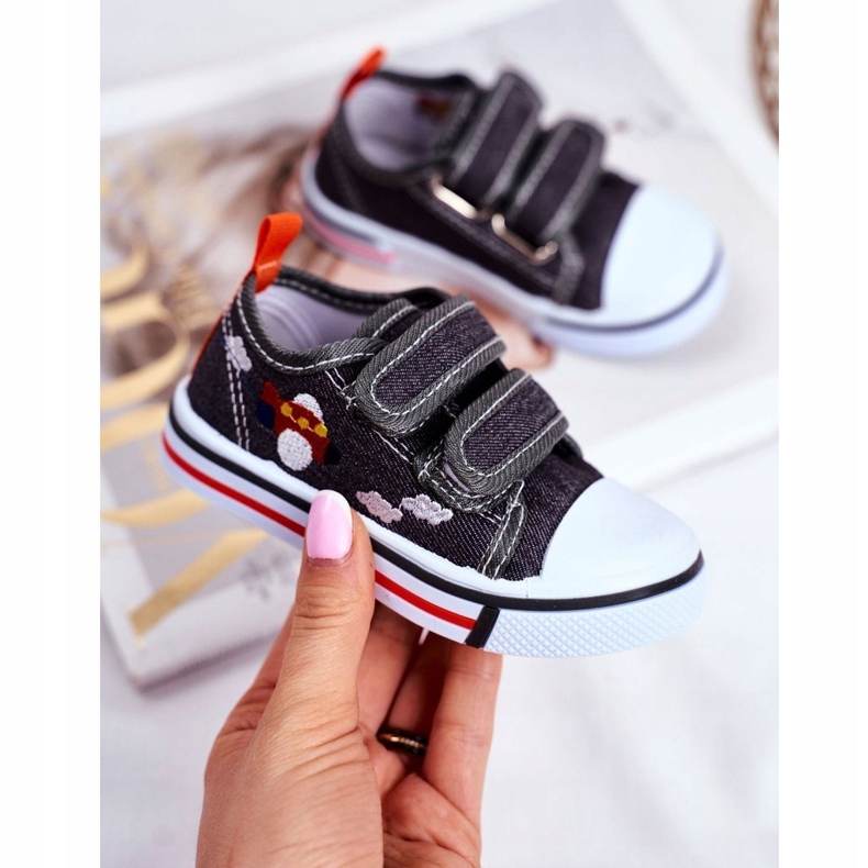 PL1 Dječje tenisice Siva Nimalo čičak 1