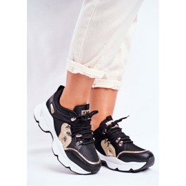 SEA Ženske sportske cipele Black Gold Peking crno žuta boja 1