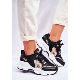 SEA Ženske sportske cipele Black Gold Peking crno žuta boja 2