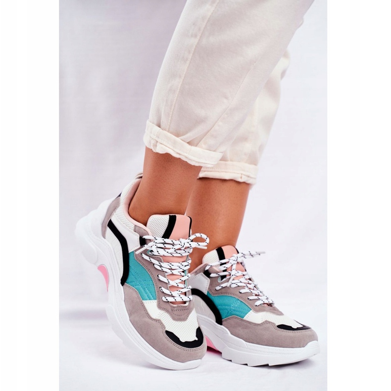 PS1 Ženske sportske cipele Tenisice bijele i zelene Mindanao bijela crna ružičasta siva zelena 1