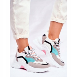 PS1 Ženske sportske cipele Tenisice bijele i zelene Mindanao bijela crna ružičasta siva zelena 2