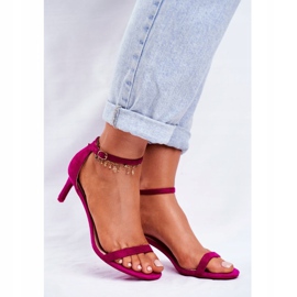 PS1 Ženske sandale na klasičnoj peti Fuchsia Mintore ružičasta 1