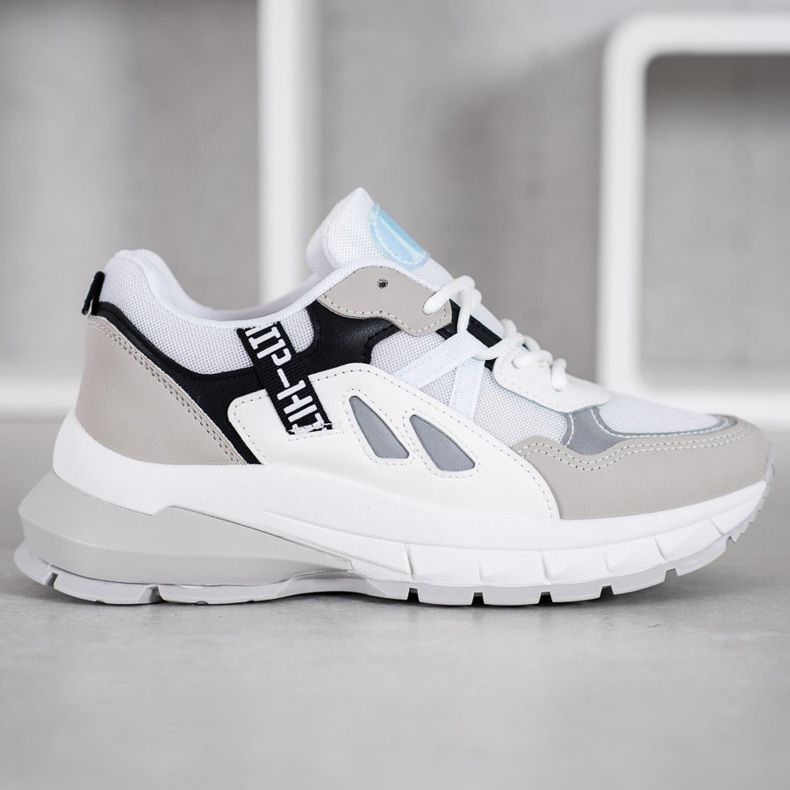 Weide Sportske tenisice bijela crna siva 2