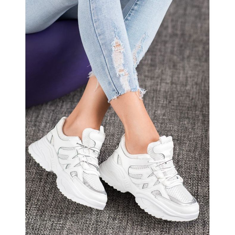 SHELOVET Udobne bijele tenisice bijela 2