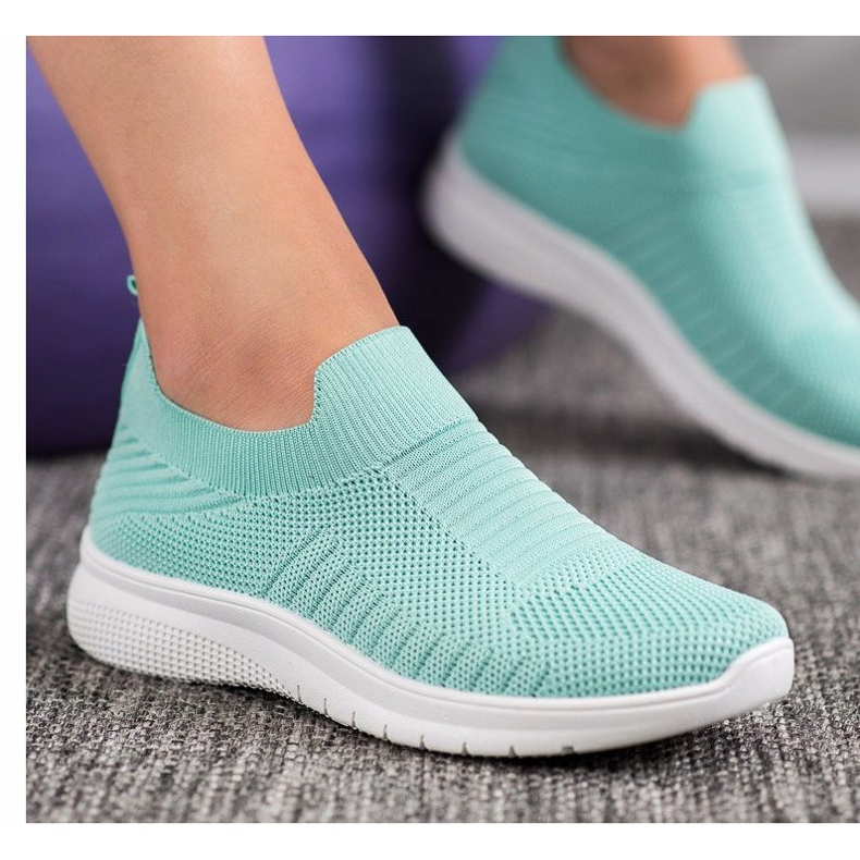 SHELOVET Tekstilne klizne cipele višebojan zelena 1