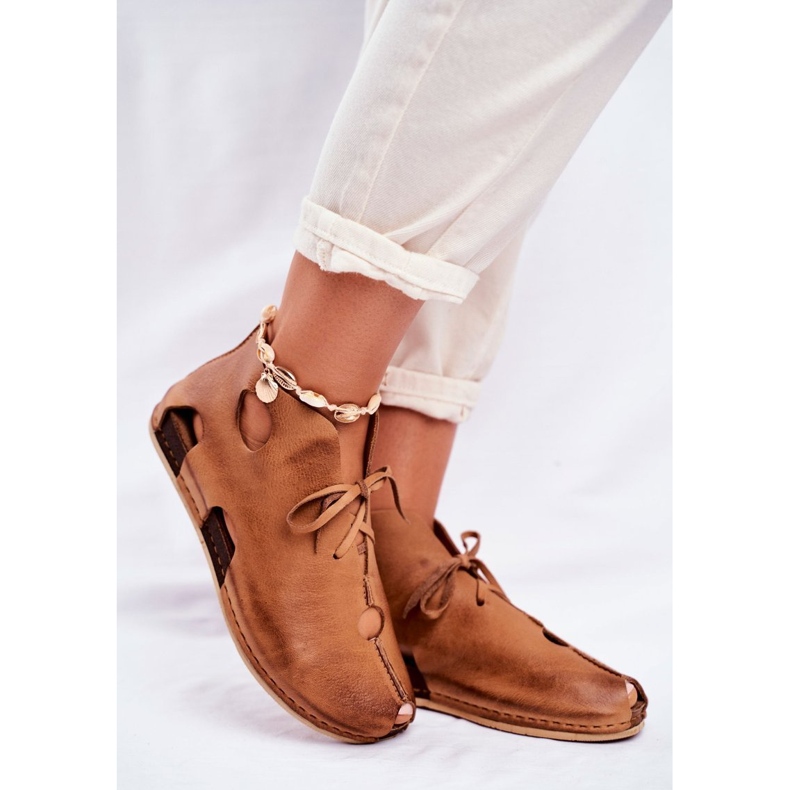 Ženske hlače Maciejka Rude 03426-19 smeđa 1