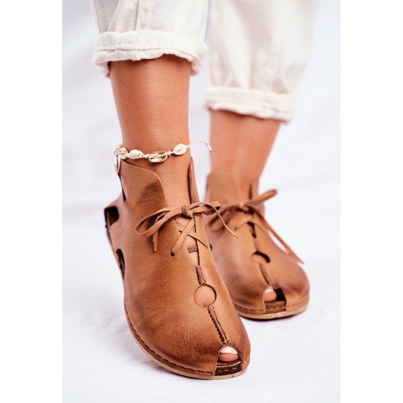 Ženske hlače Maciejka Rude 03426-19 smeđa 2