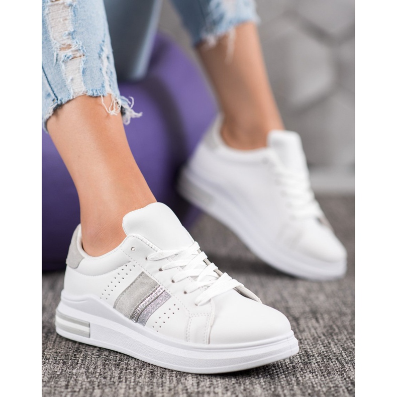 SHELOVET Tenisice od eko kože bijela 1