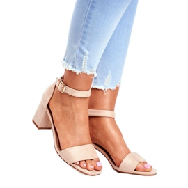 Vinceza Ženske sandale Suede Bež Sve više i više! 1