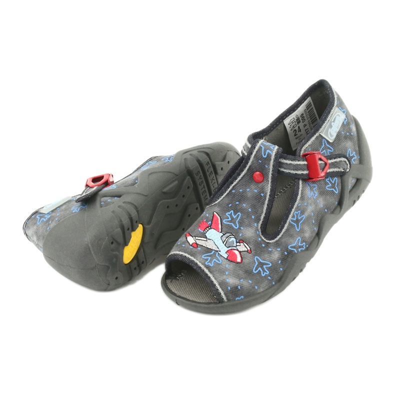 Befado dječje cipele 217P099 crvena plava siva 5