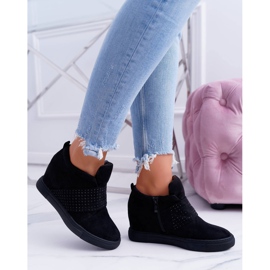 Ženske tenisice crne Lu Boo šljokice PinkSugar crna 2