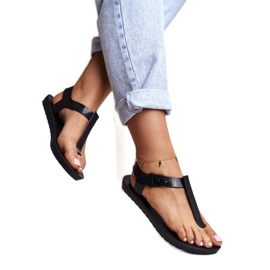 Ženske mirisne gumene sandale ZAXY Black DD285039 crna 2