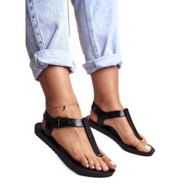 Ženske mirisne gumene sandale ZAXY Black DD285039 crna 1