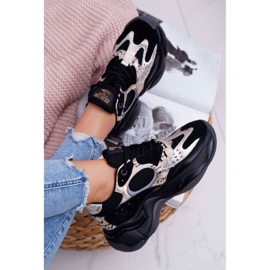 Ženske sportske cipele Big Star Daniel Lopez crno -zlatne FF274A524 žuta boja 4