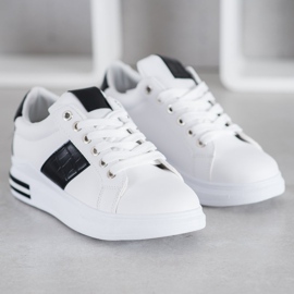 RTX WALK Tenisice s crnim umetcima bijela crno 2