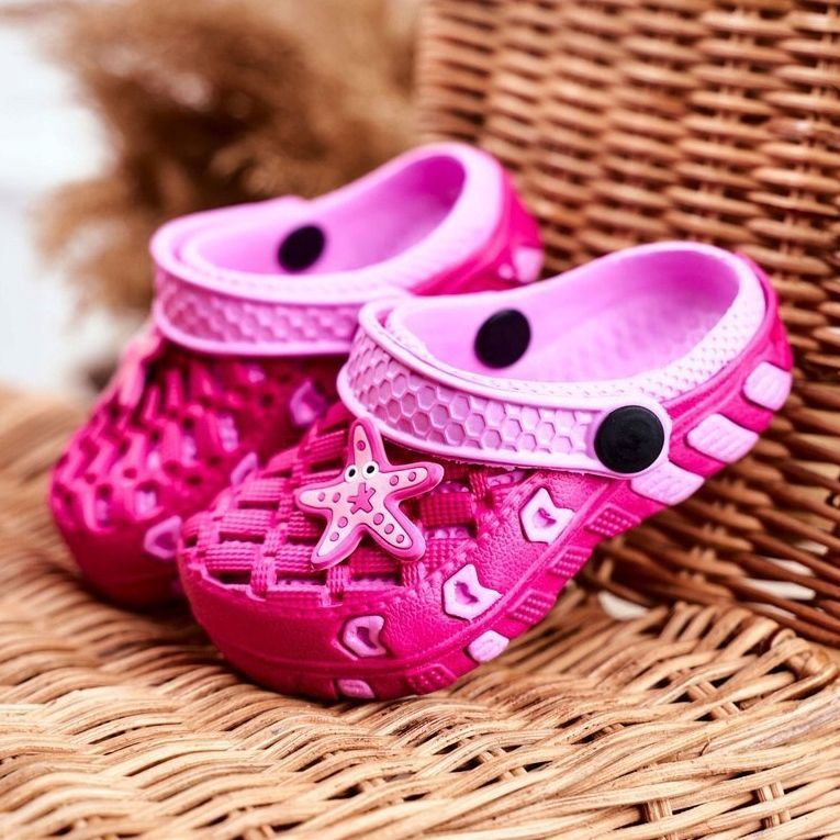 Dječje papuče Foam Crocs Pink Starfish Susan ružičasta 1