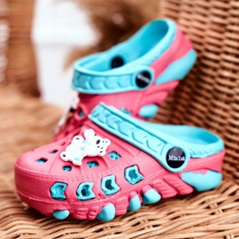 Dječje papuče pjene Crocs Crveni polarni medvjed Oddie crvena plava 1