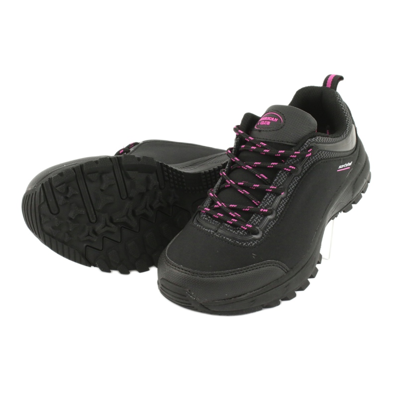 American Club HL05 vodootporne softshell sportske cipele crno ružičasta 2