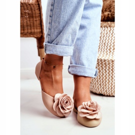 LU BOO Gumene balerinke Meliski Cvijeće Bež Esther 2