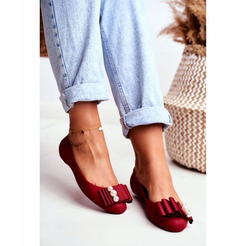 LU BOO Gumene balerinke Meliski nakloni se Crvena Joleen 2