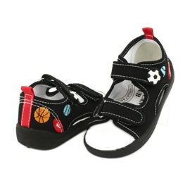 American Club Sandale dječaci američke TEN27 papuče lopta crna 3