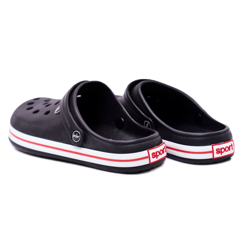 Muške papuče za bazen Kroksy Pasipheme crne crna 3