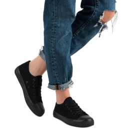 SHELOVET Crne tenisice crna 1