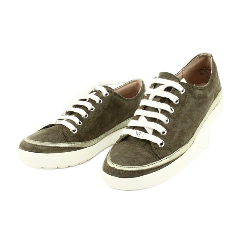 Caprice ženske kožne tenisice 23654 zelena 2