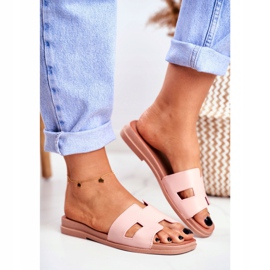 BUGO Ženske papuče Pink Geometric Classic Theodora ružičasta 2