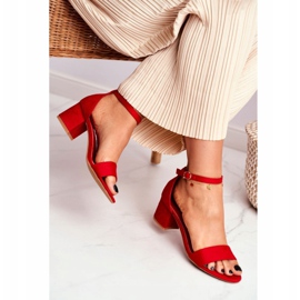 BUGO Ženske sandale Suede Red Oh Baby! crvena 1