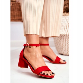 BUGO Ženske sandale Suede Red Oh Baby! crvena 2