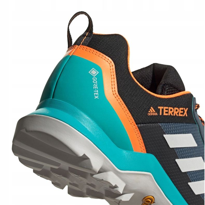 Adidas Terrex AX3 Gtx M FV6850 cipele crna narančasta ružičasta siva 2