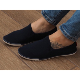 Lycra BL180 Navy Slip-On tenisice mornarsko plava 1