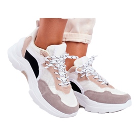 SEA Ženske sportske cipele Tenisice bijele i bež Mindanao bijela smeđa crna siva 1