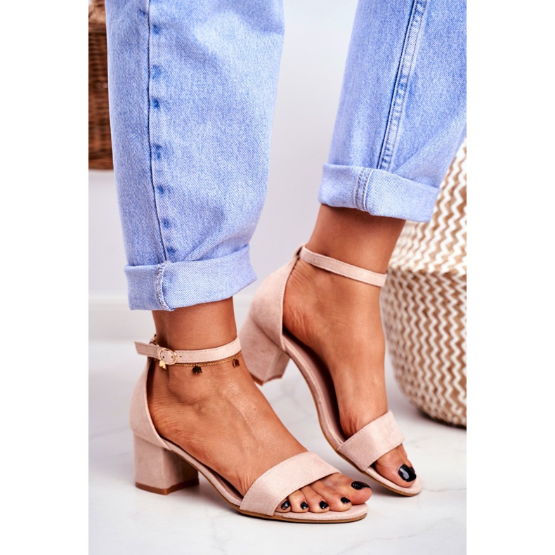 BUGO Ženske sandale Suede Bež Oh Baby! 2