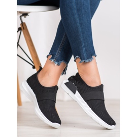 SHELOVET Klizne sportske cipele crno 1