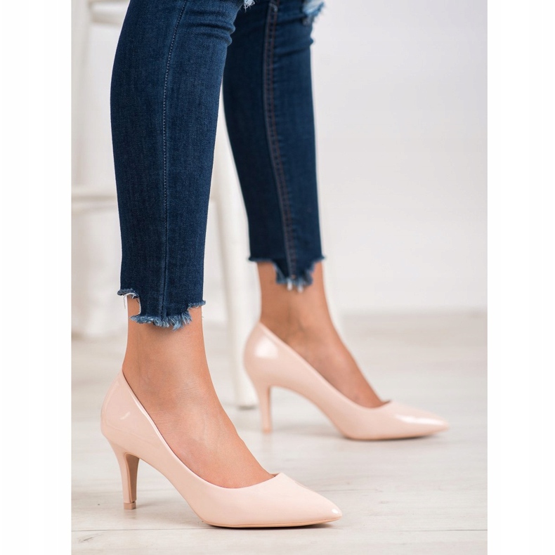 Gogo Pumpe s eko kožom smeđa 1