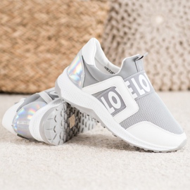 Seastar Sliponi na platformi Love bijela siva 1