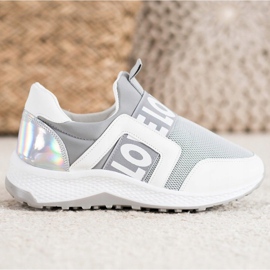 Seastar Sliponi na platformi Love bijela siva 2