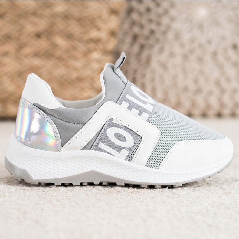 Seastar Sliponi na platformi Love bijela siva 2