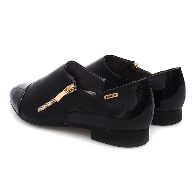 Klasične cipele s patentnim zatvaračem 2060B Crna crno 1